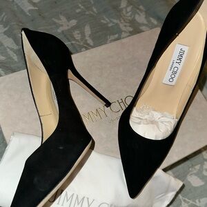 🔥FLASH SALE🔥 Jimmy Choo Black Suede Heels